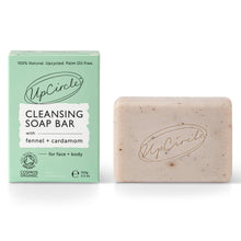 Load image into Gallery viewer, Upcircle I Natural Eco Vegan Cleansing Soap Bar - Fennel + Cardamom
