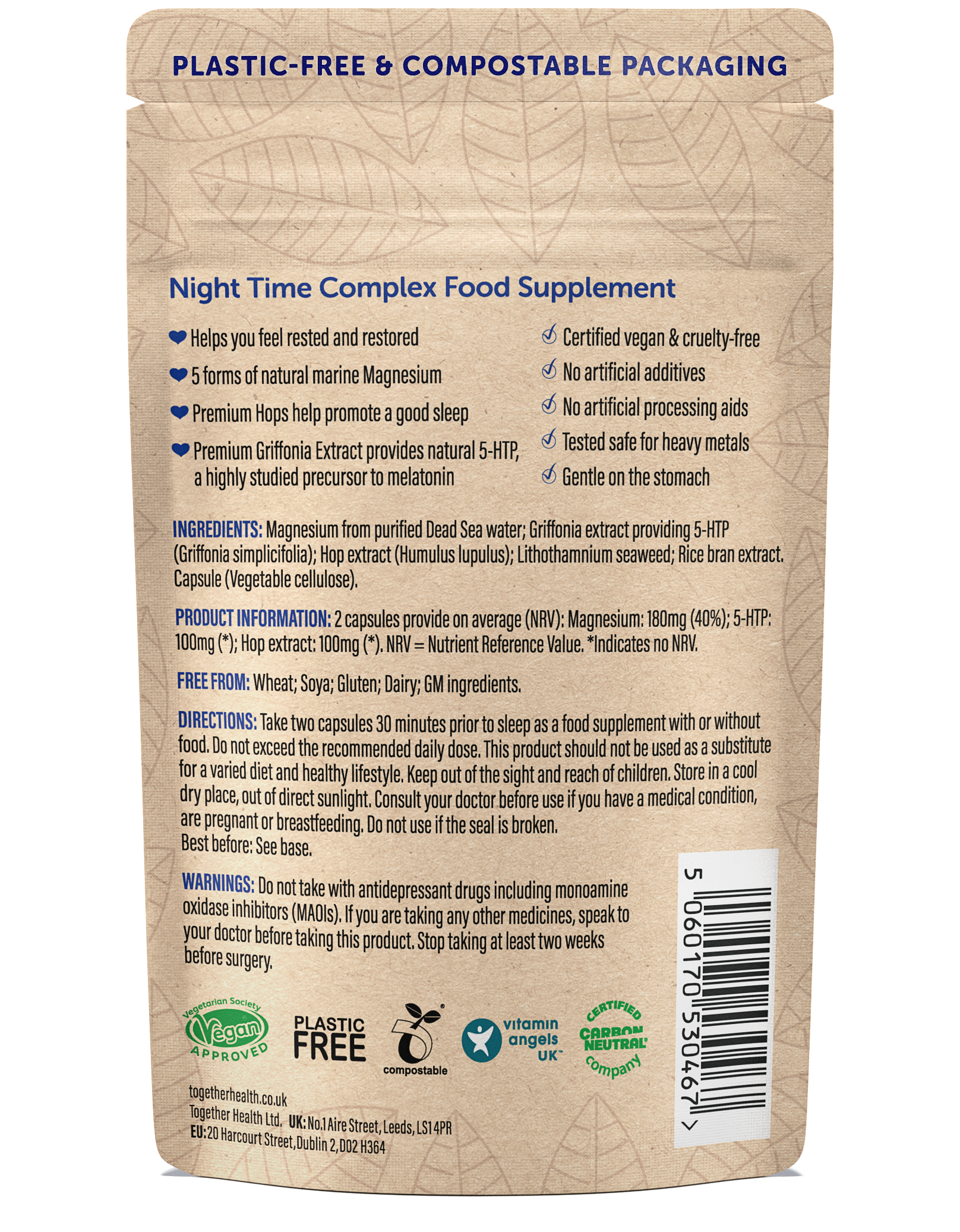 Night Time – Magnesium & Herbal Sleeping Aid