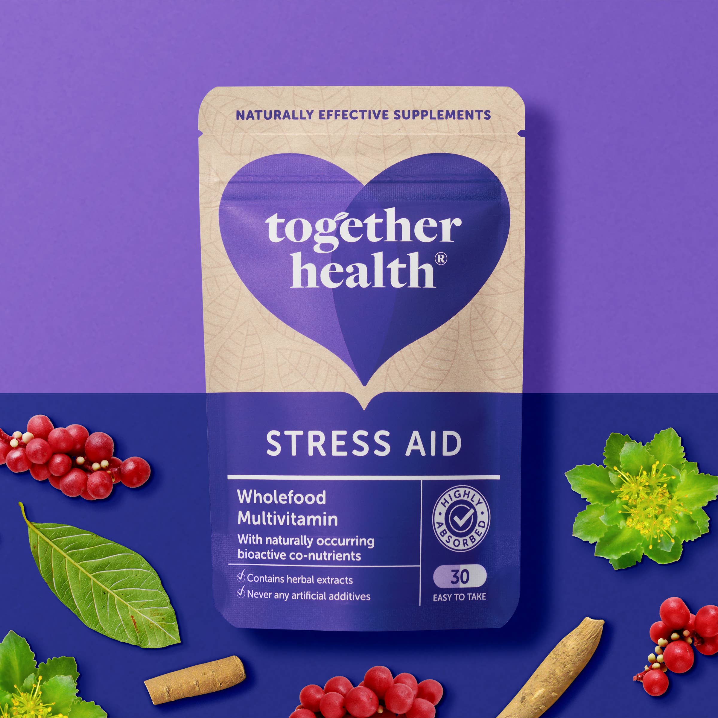 Stress Aid – Stress Supplement – 30 Capsules