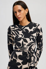 Load image into Gallery viewer, RUFFLE DETAILED PATTERNED DRESS
