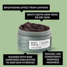 Load image into Gallery viewer, Upcircle I Lemongrass Body Scrub with Coffee + Shea Butter
