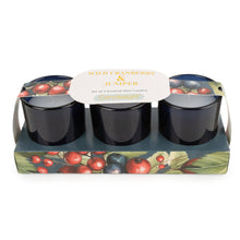 Load image into Gallery viewer, Set of 3 Votive Candles - Cranberry &amp; Juniper
