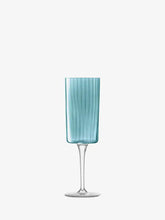 Load image into Gallery viewer, Gems Champagne Flute 210ml Assorted Sapphire x 4
