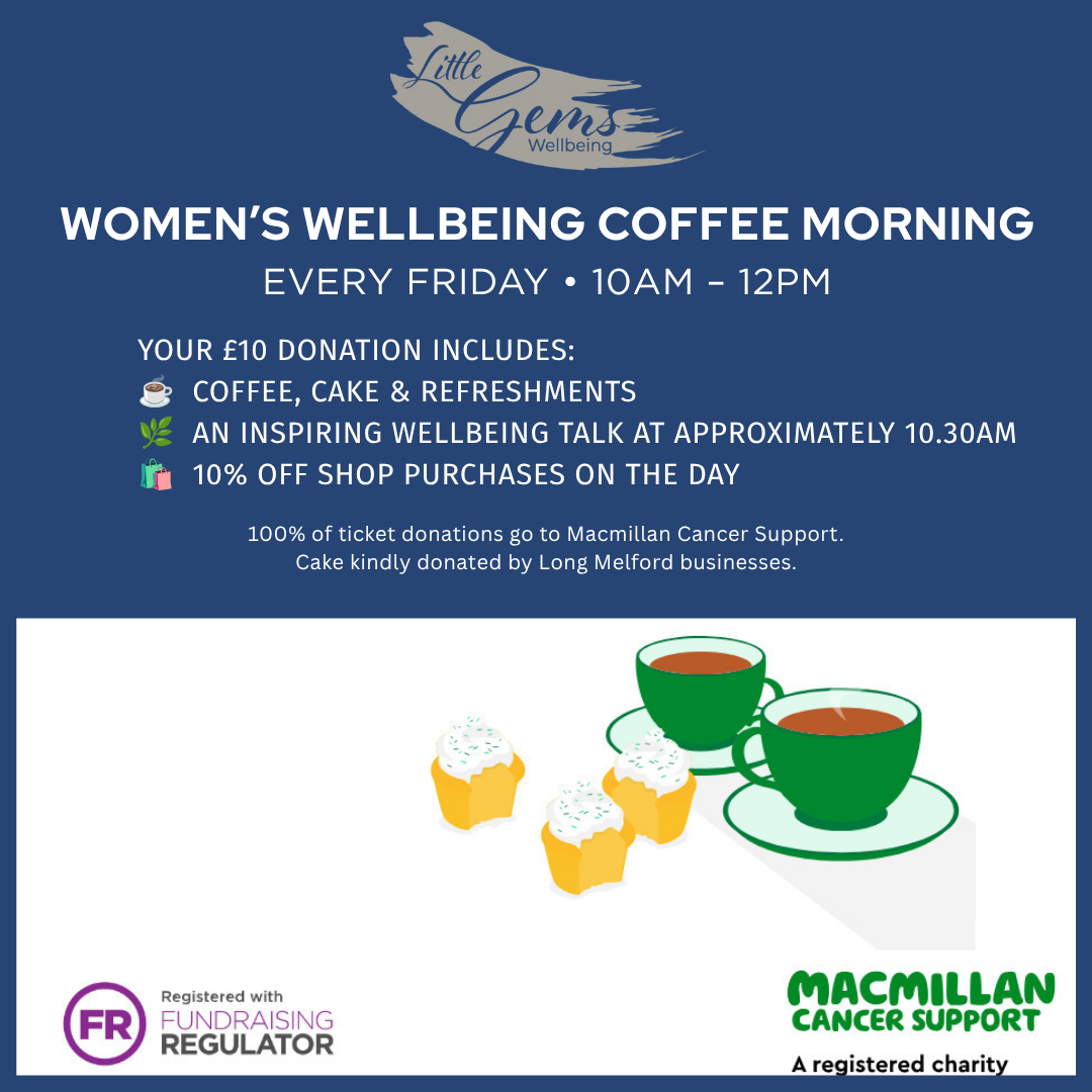 Macmillan Wellbeing Coffee Morning -  25th September