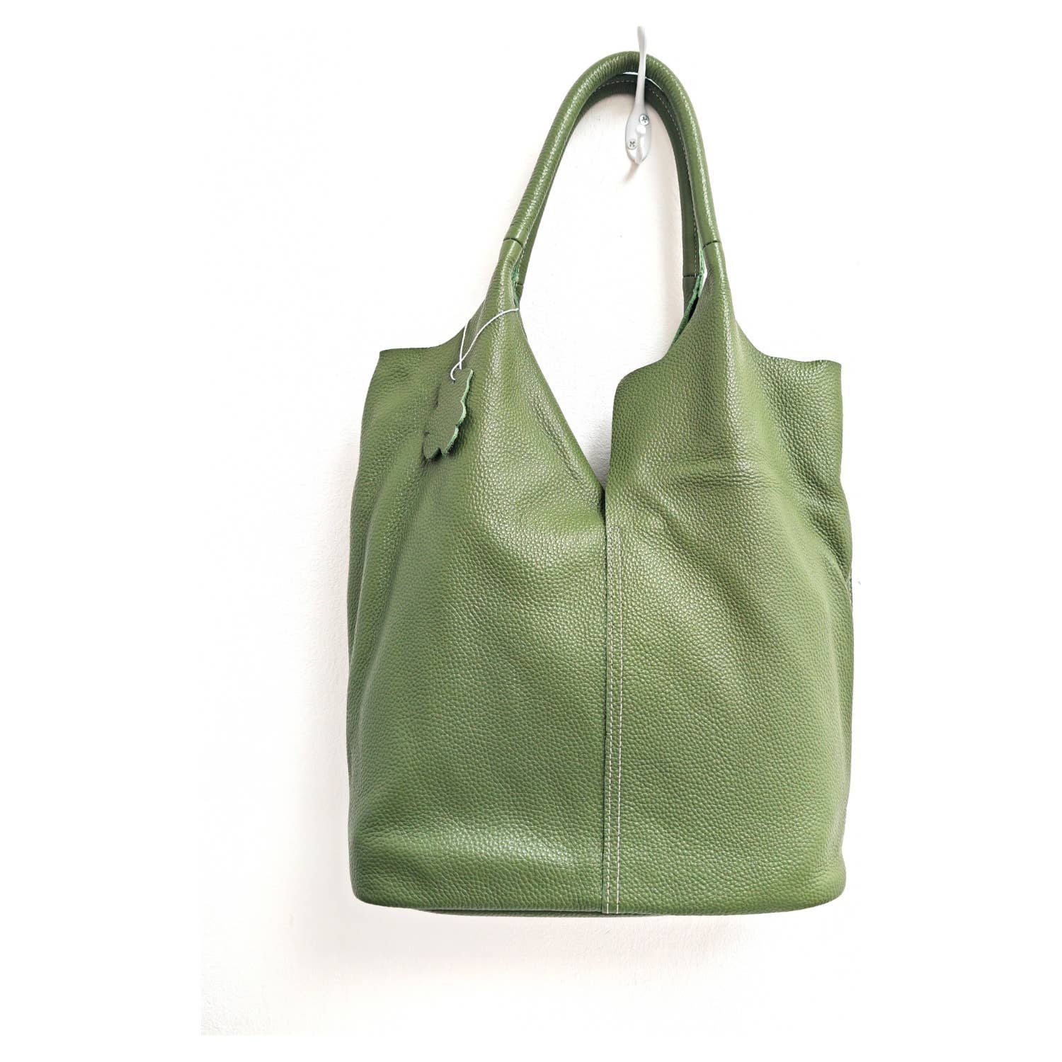 Genuine Leather Soft Hobo Tote Bag