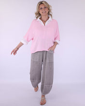 Load image into Gallery viewer, Linen and Cotton Blend Hareem Pants
