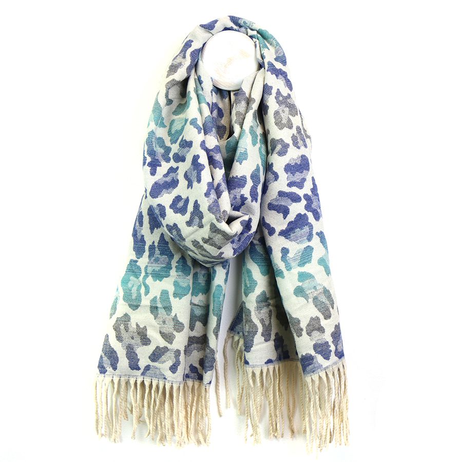 Reversible ombre animal print