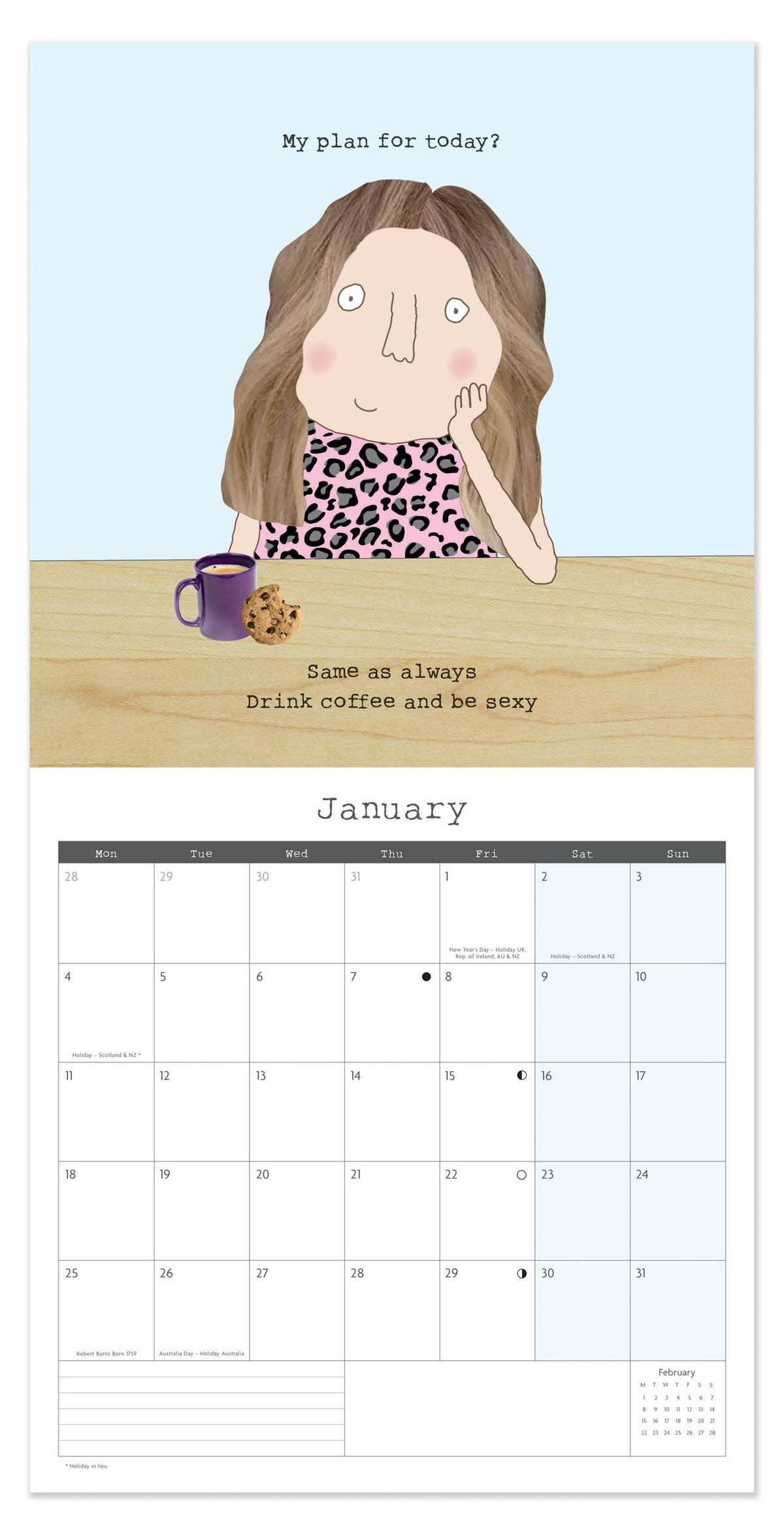 2027 Square Calendar - Rosie Made a Thing