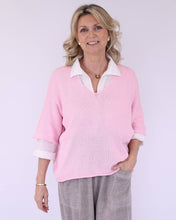 Load image into Gallery viewer, Cotton Blend V Neck Tunic Top
