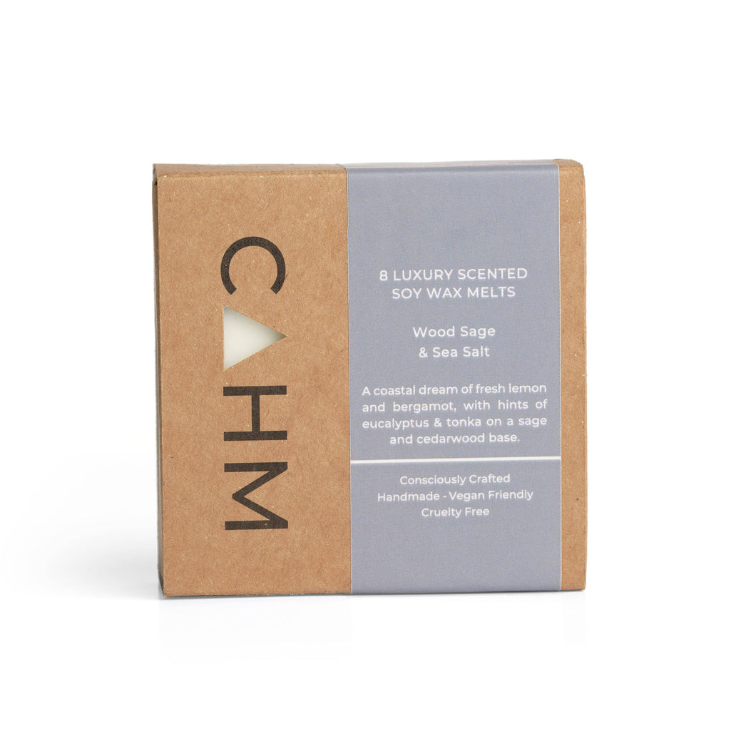 Wood Sage & Sea Salt Soy Wax Melt Gift Box