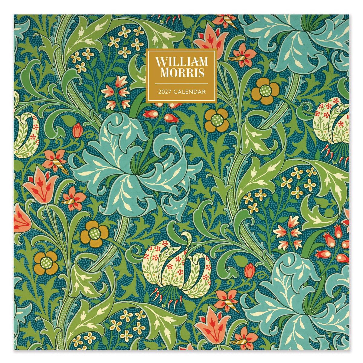 2027 Square Calendar - William Morris