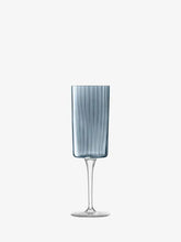 Load image into Gallery viewer, Gems Champagne Flute 210ml Assorted Sapphire x 4
