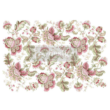 Boho Paisley I  Redesign with Prima Decor Transfer
