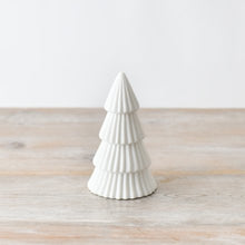 Load image into Gallery viewer, Matte White Tree Ornament
