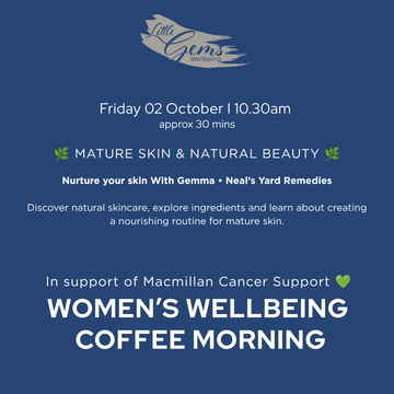 Macmillan Wellbeing Coffee Morning -  02 October
