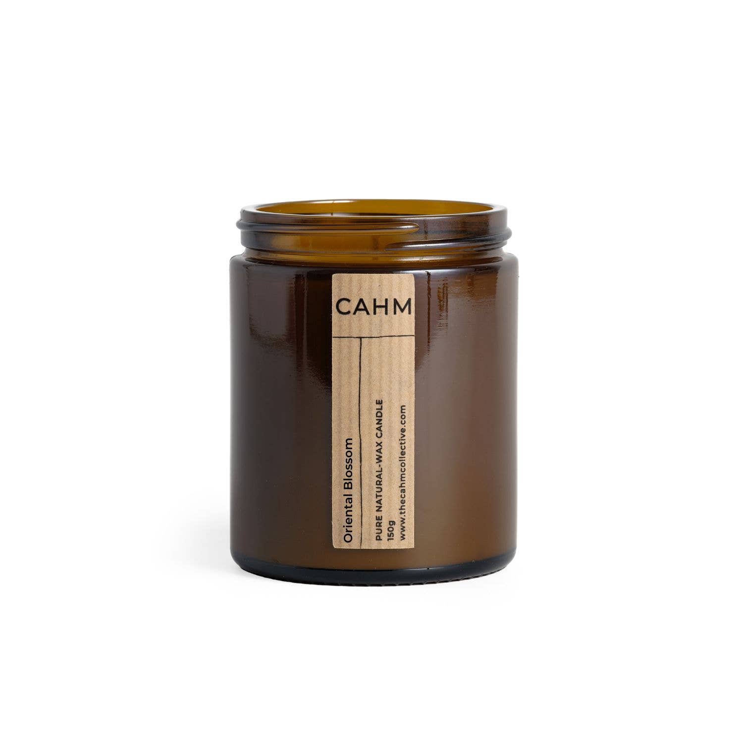 Oriental Blossom Amber Jar Candle | Soy Wax Candles | Gifts