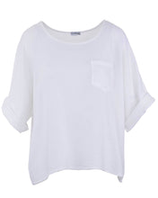 Load image into Gallery viewer, Linen and Cotton Blend Pocket Top
