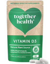 Load image into Gallery viewer, Vitamin D – Vegan D3 – 30 Capsules
