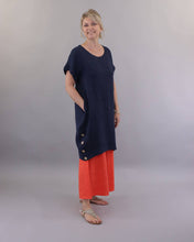 Load image into Gallery viewer, Coconut Button Linen Dress
