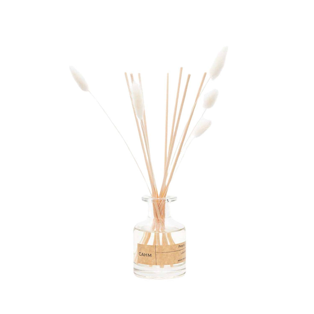 Peony Rose Oud Clear Reed Diffuser | Luxury Reed Diffusers