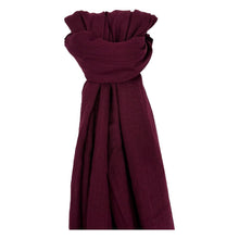 Load image into Gallery viewer, Big Plain Cotton Blend Scarf
