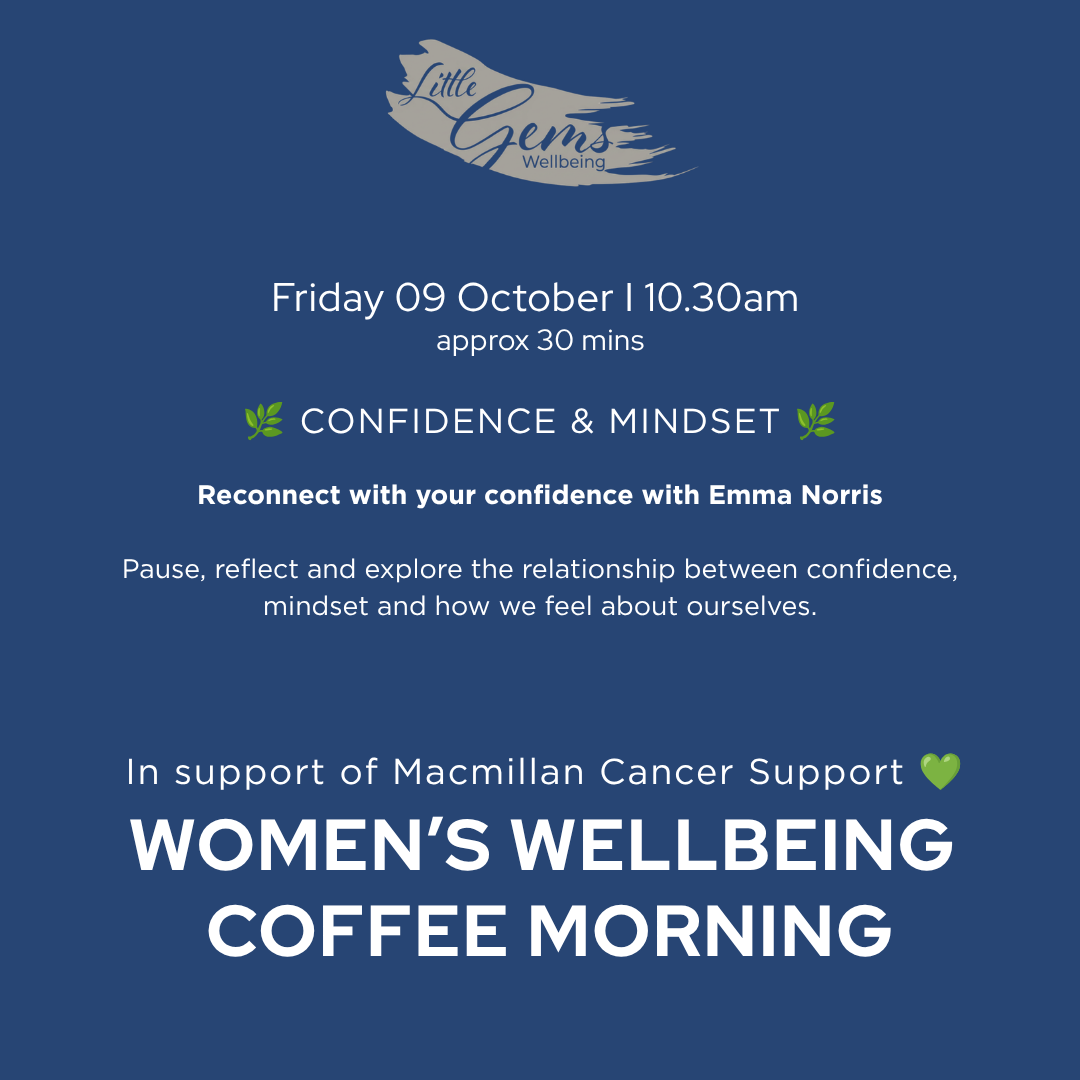 Macmillan Wellbeing Coffee Morning -  09 October
