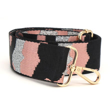 Load image into Gallery viewer, Pink Mix Lurex Camo Bag Strap
