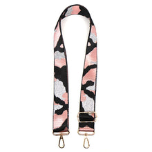 Load image into Gallery viewer, Pink Mix Lurex Camo Bag Strap
