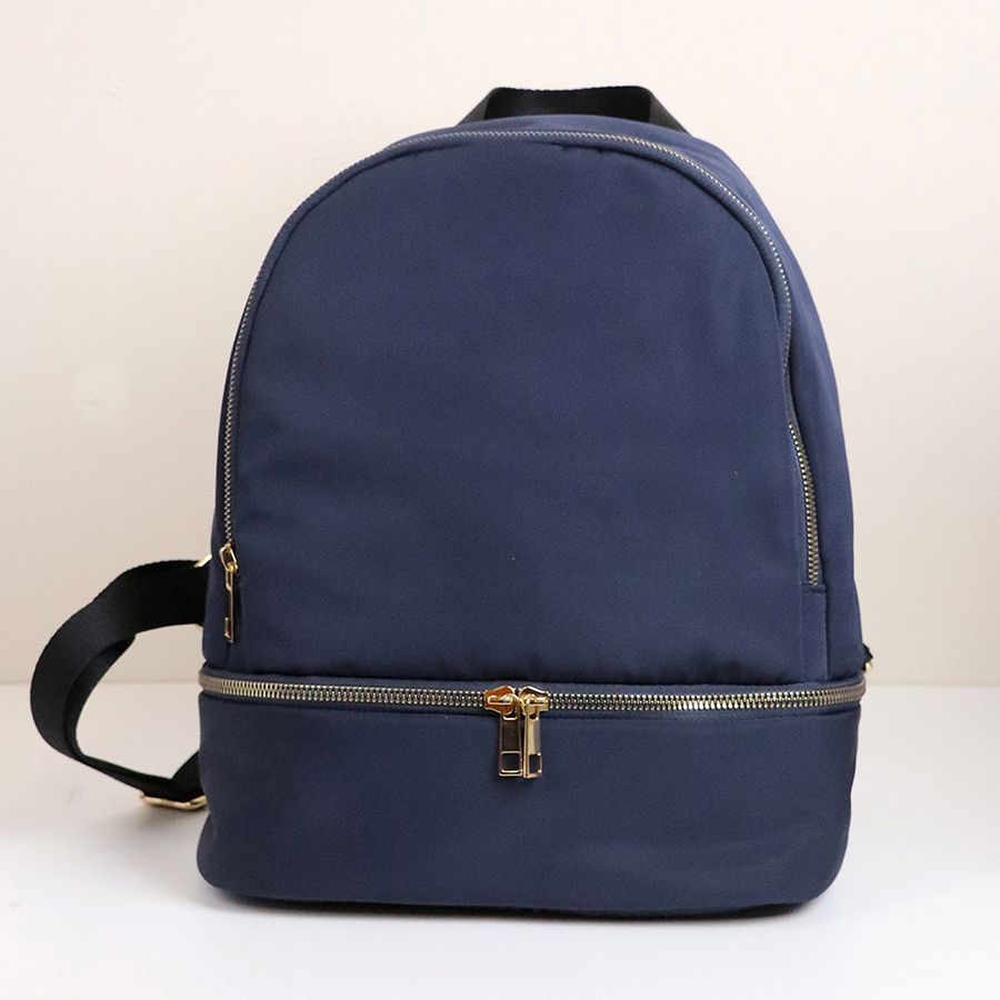 Recycled Backpack with External Zip Pocket