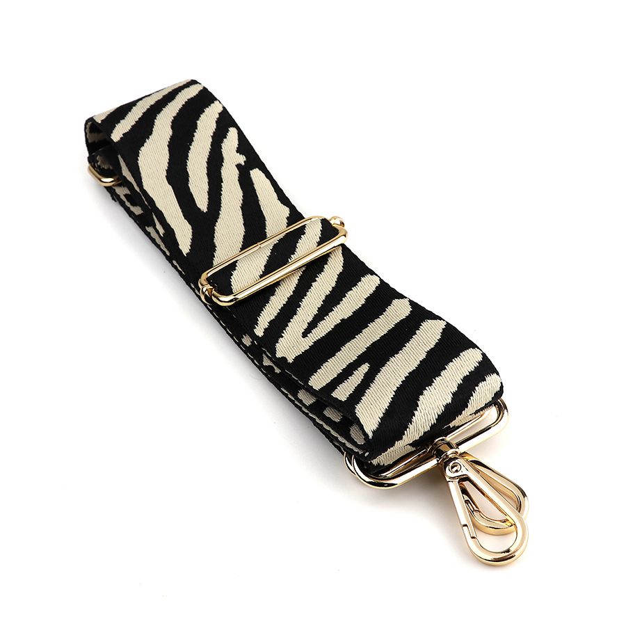 Zebra Print Bag Strap