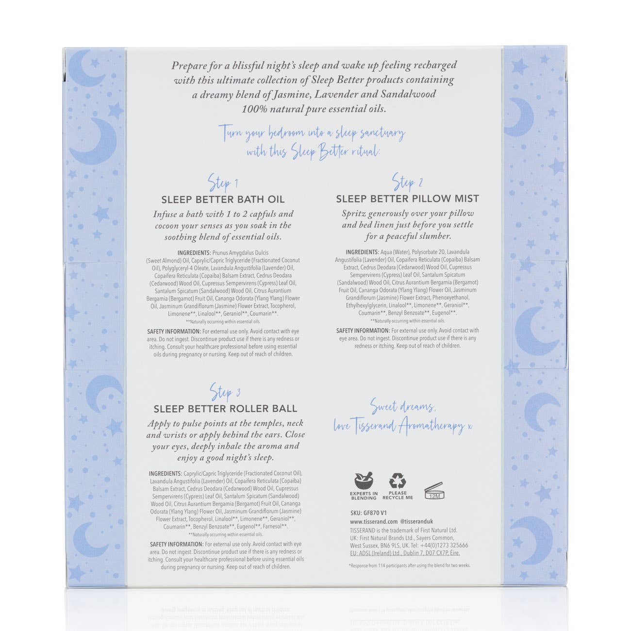 Tisserand Countdown to Sleep Collection Gift Set