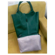 Load image into Gallery viewer, Genuine Leather Soft Hobo Tote Bag
