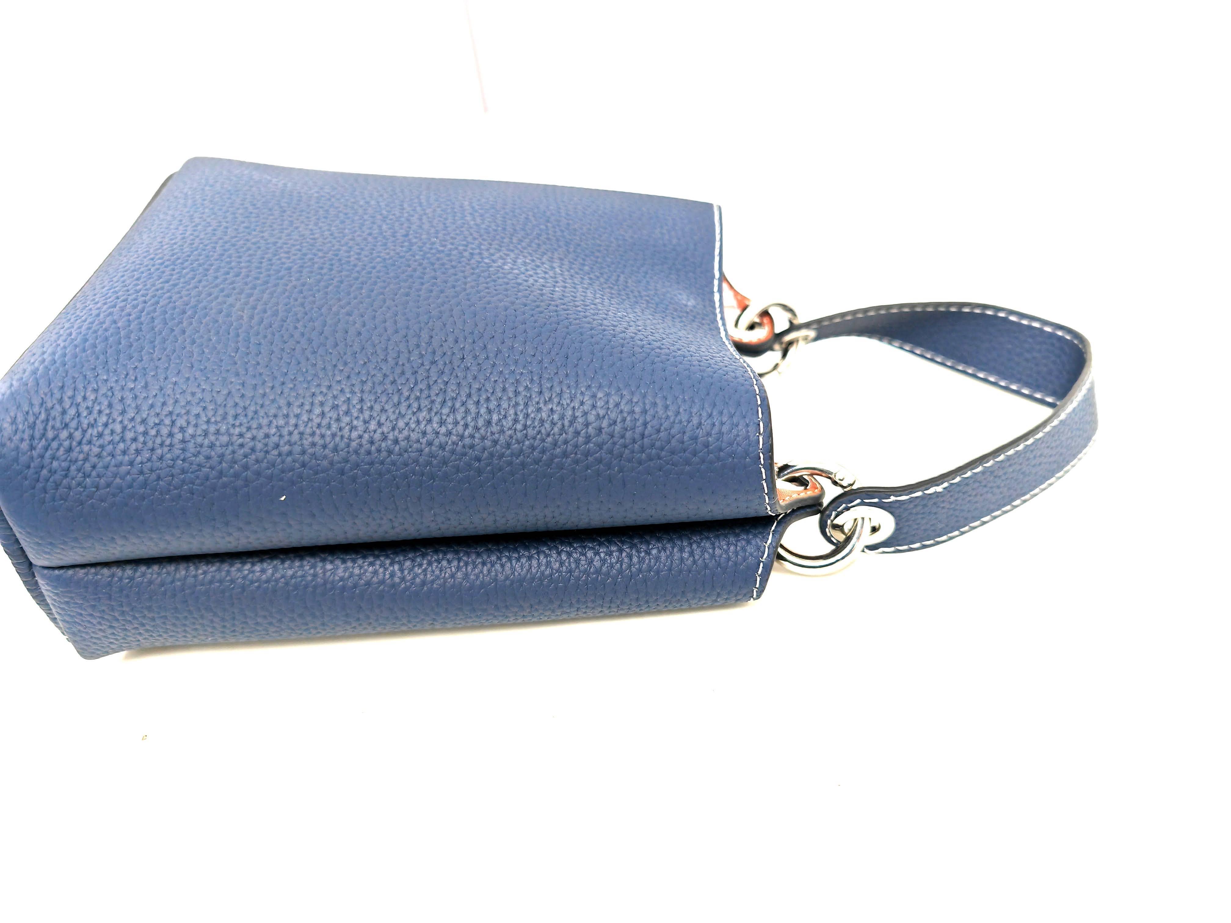 Soft Genuine Leather 2 Compartment Hand Bag