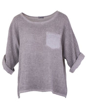 Load image into Gallery viewer, Linen and Cotton Blend Pocket Top

