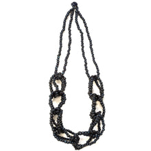 Load image into Gallery viewer, Woven coco sphere necklace
