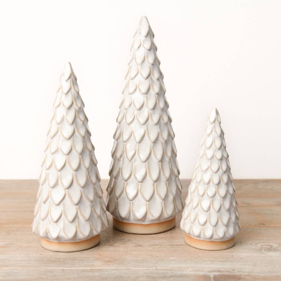 Scalloped Ceramic Tree - Medium