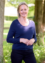 Load image into Gallery viewer, Cashmere Like Fitted V-Neck Jumper
