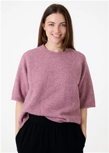 Load image into Gallery viewer, Soft Tweed Short Sleeve Raglan Jumper
