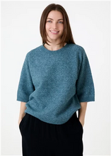Load image into Gallery viewer, Soft Tweed Short Sleeve Raglan Jumper
