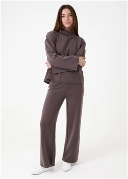 Luxe Jersey Straight Leg Trouser