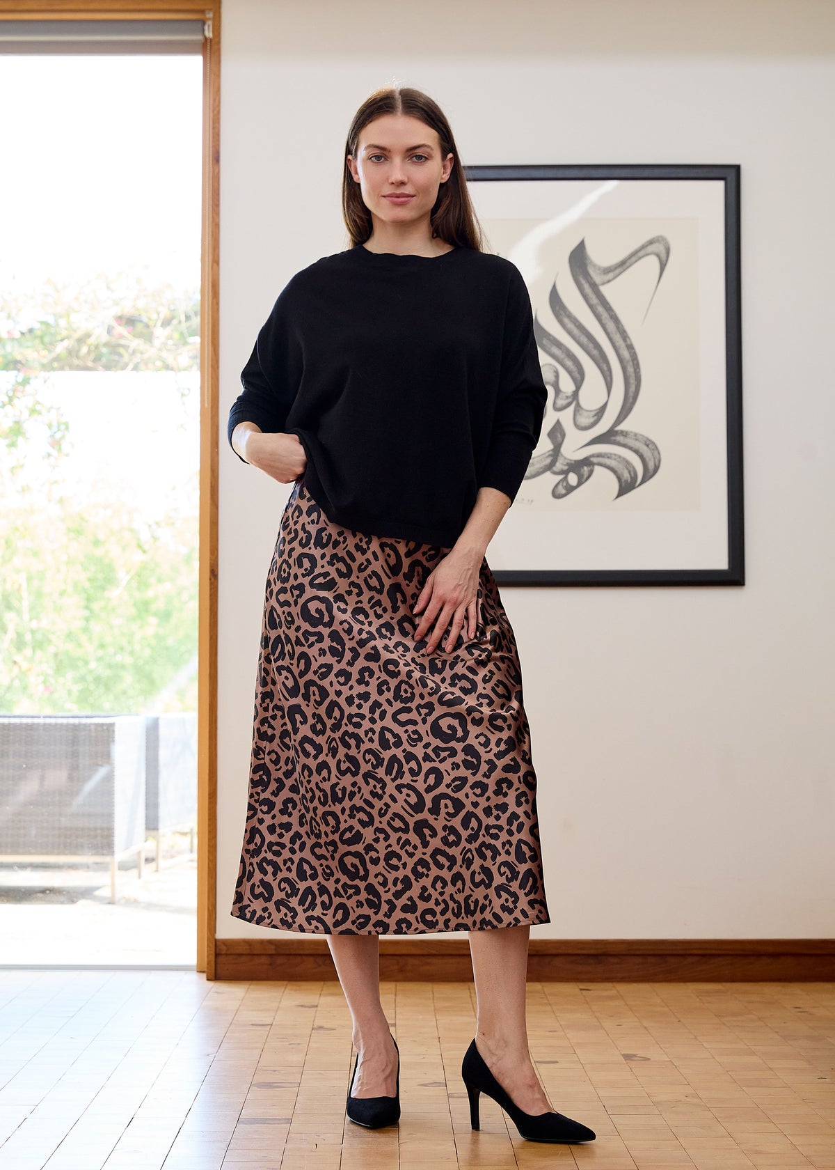 Cashmere Like Batwing Cardigan