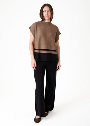 Cashmere Like Straight Leg Trouser
