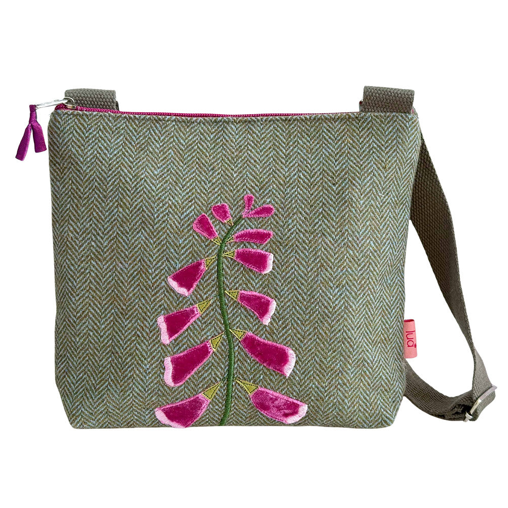 Foxglove Messenger bag - Herringbone