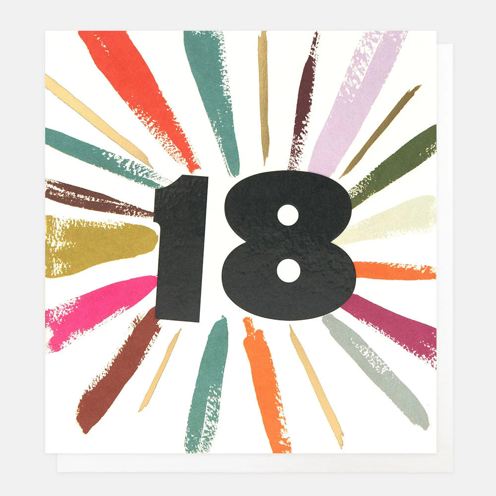 Age Birthday Multicolour Burst