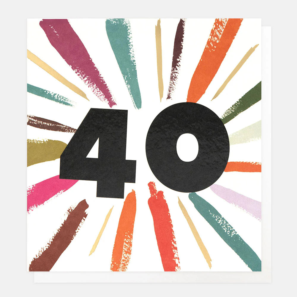Age Birthday Multicolour Burst