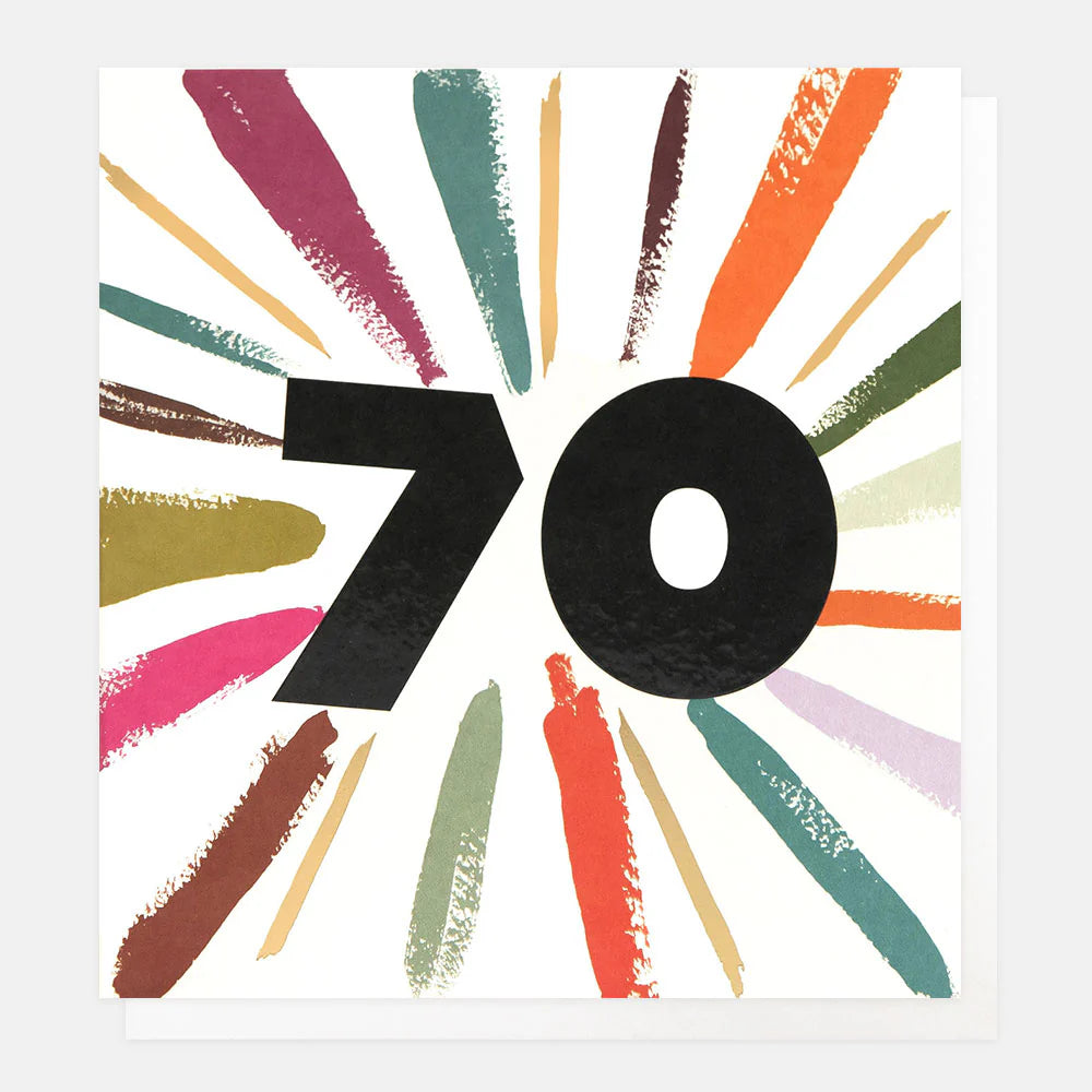 Age Birthday Multicolour Burst