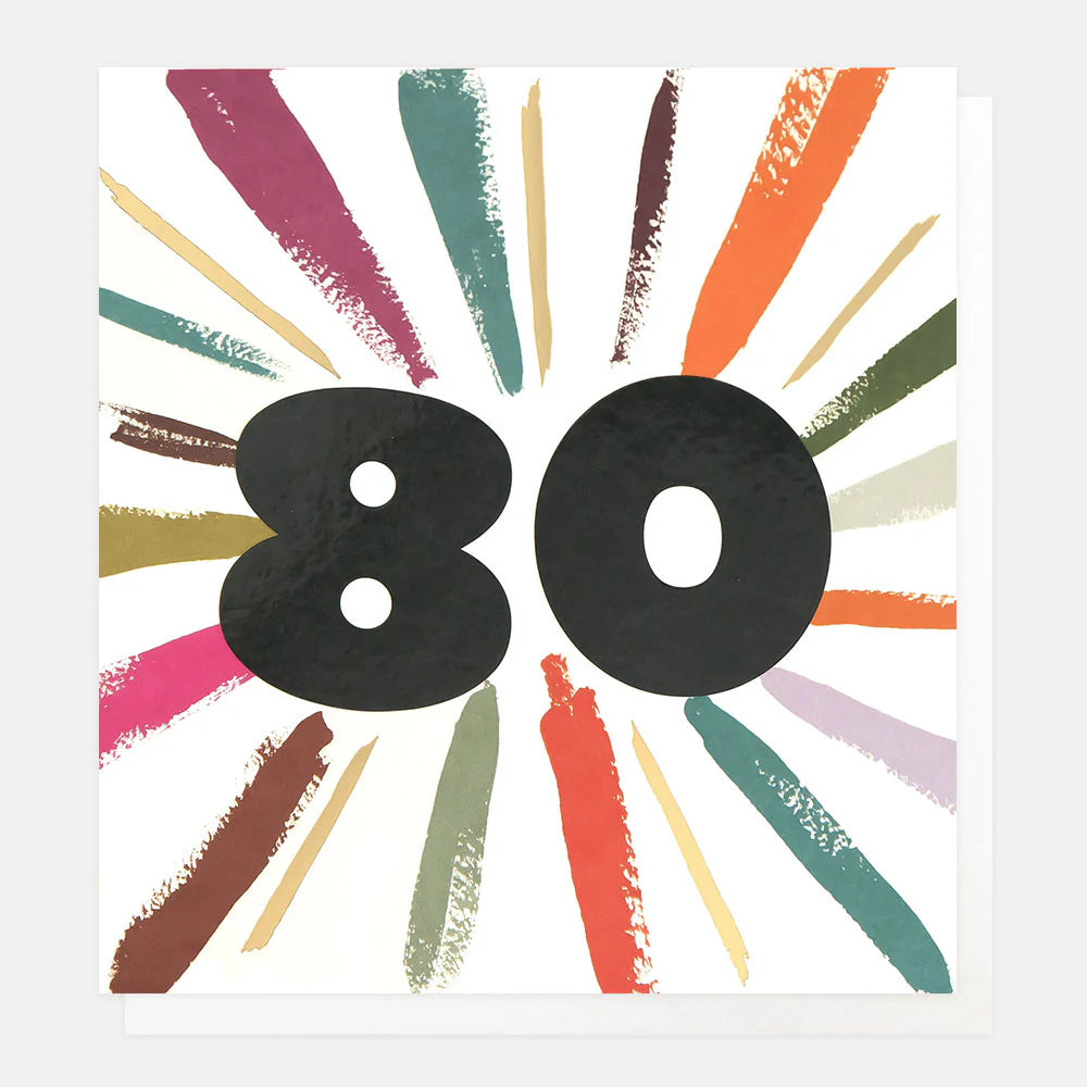 Age Birthday Multicolour Burst