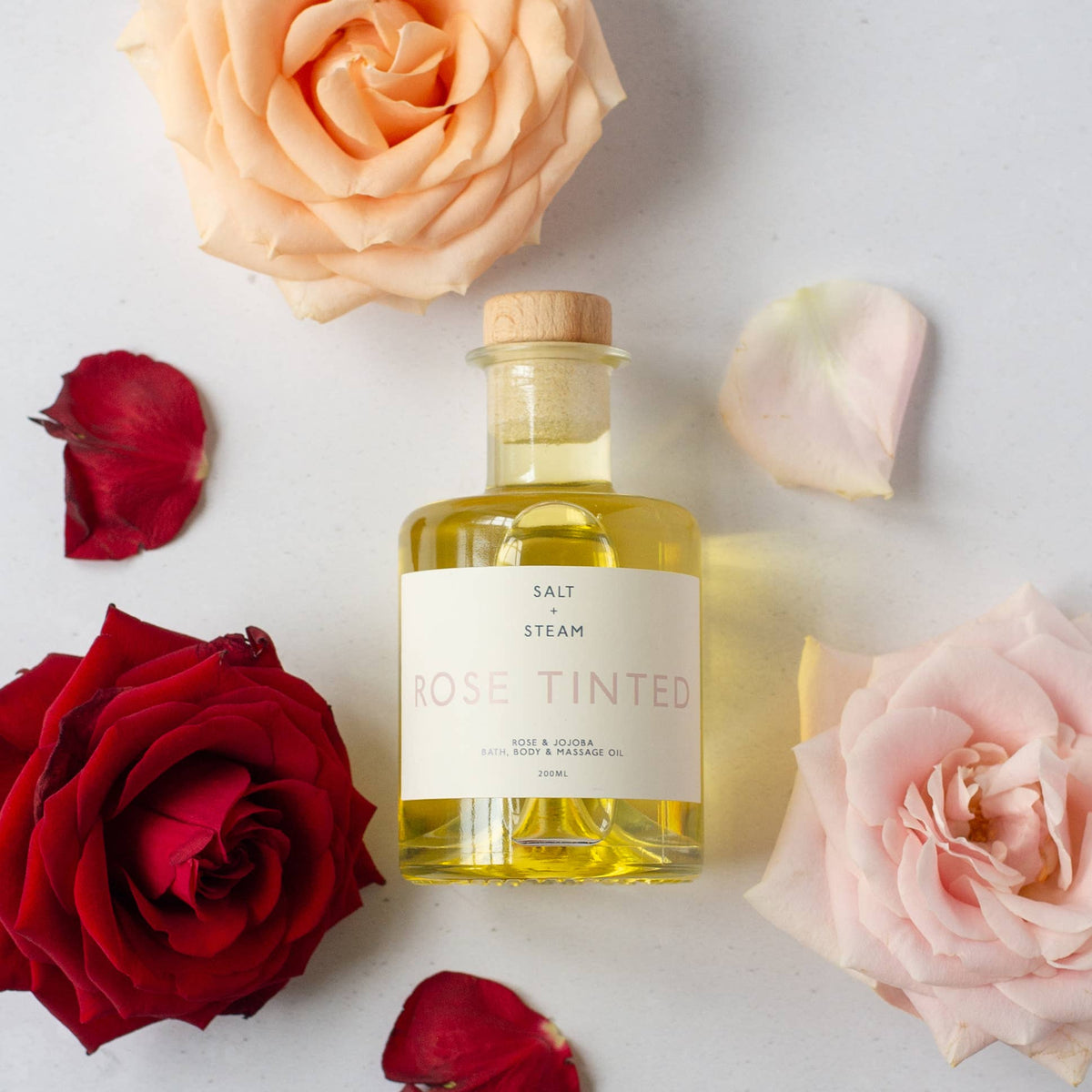 Salt + Steam Rose Tinted Bath Oil