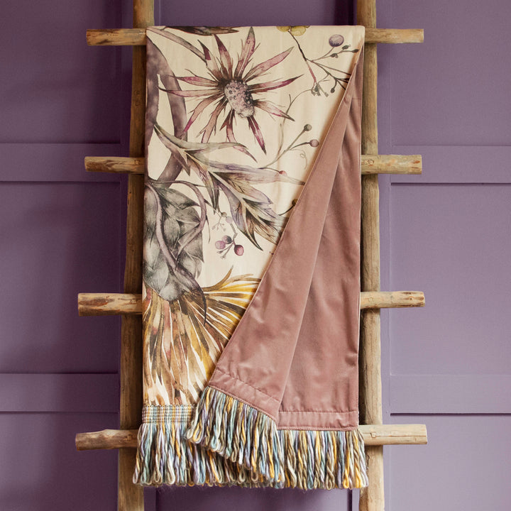 Elysium Printed Throw Gold