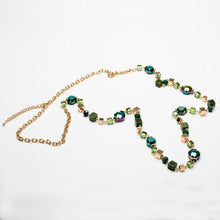 Load image into Gallery viewer, Square beads on long chain
